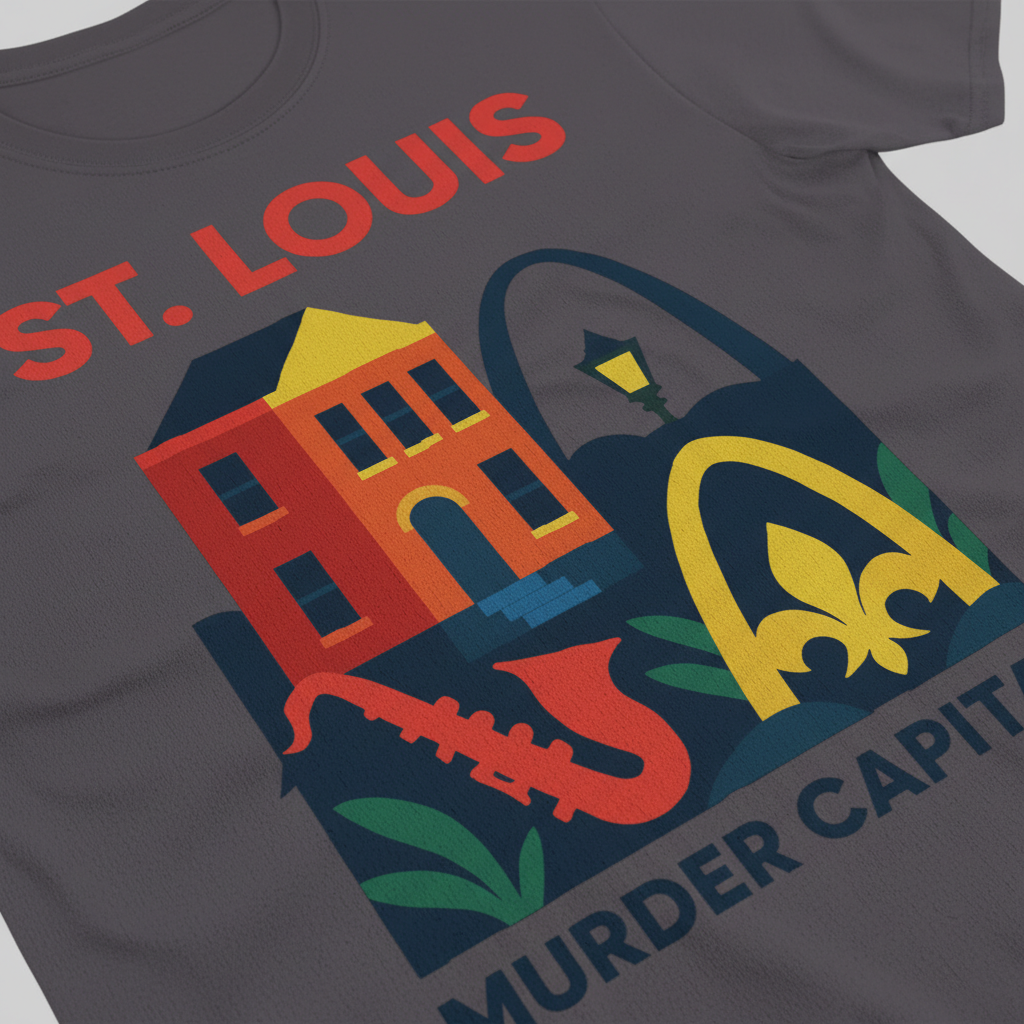 St. Louis Murder Capital T-Shirt__detail