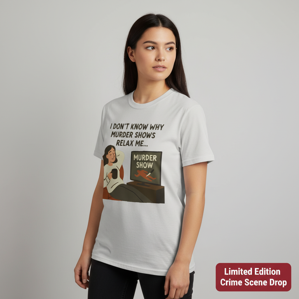 Murder Shows Relax Me T-Shirt__space