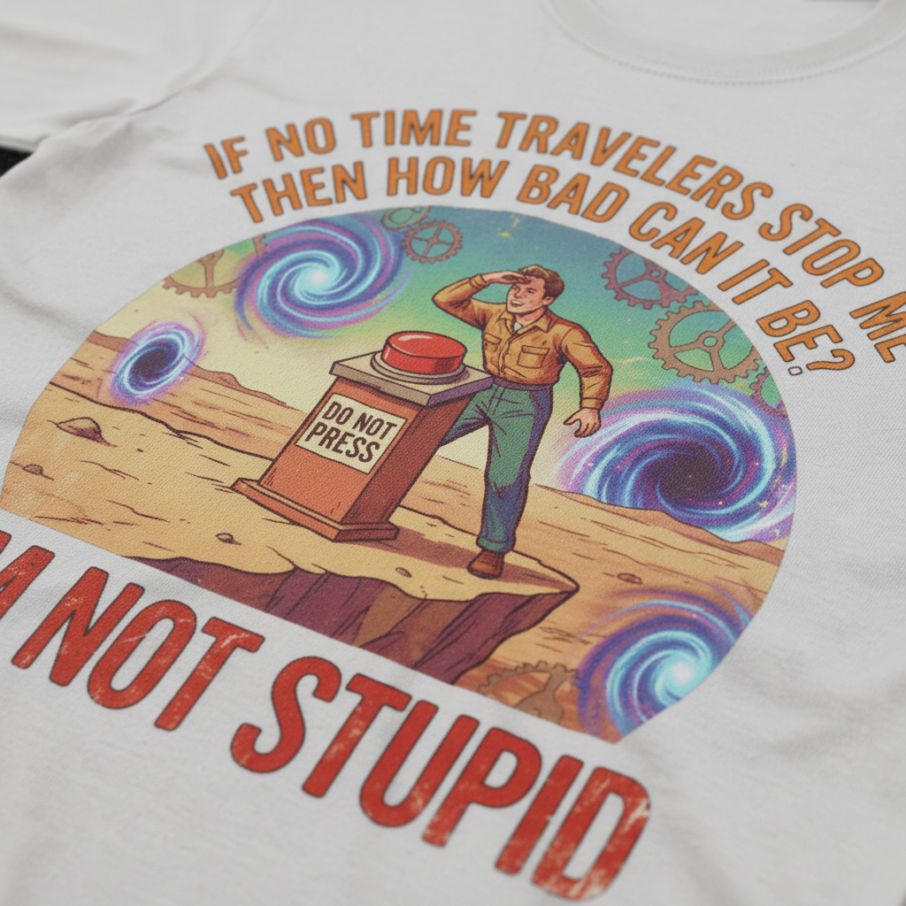 Time Traveler Logic T-Shirt__detail