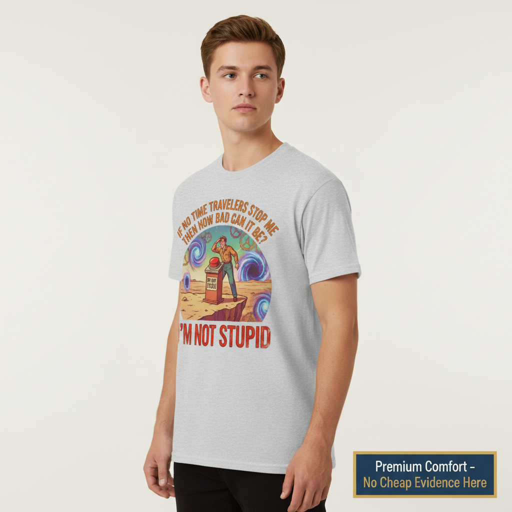 Time Traveler Logic T-Shirt__space