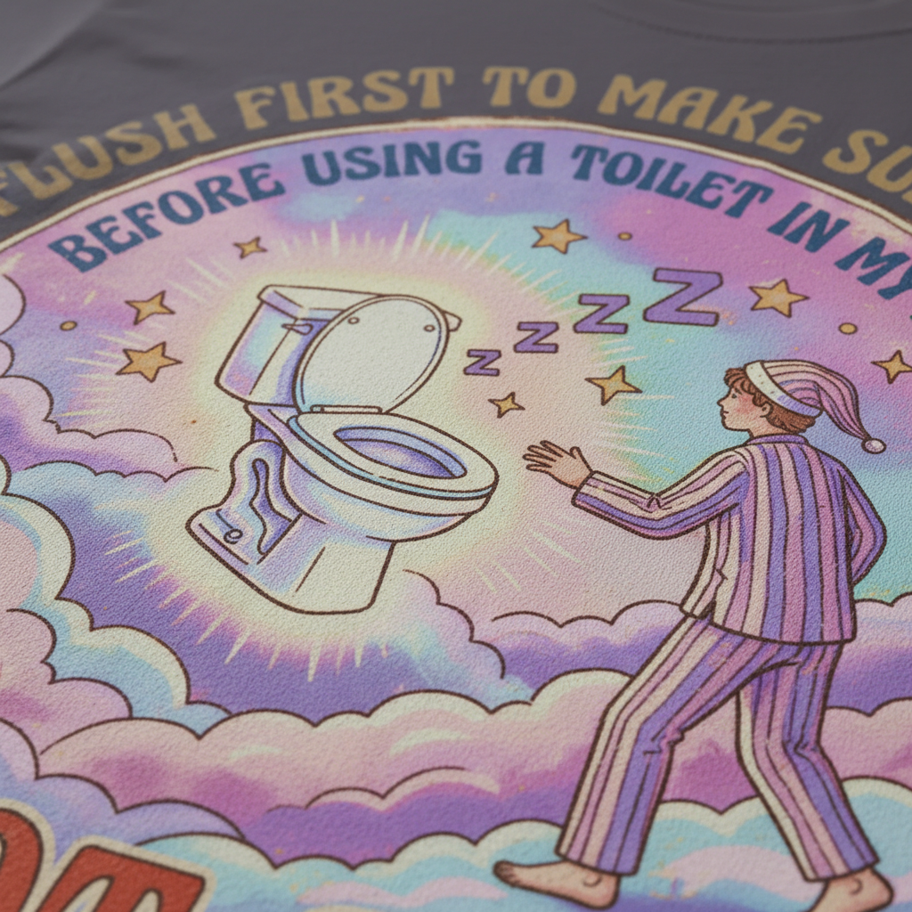 Dream Toilet Logic T-Shirt__detail