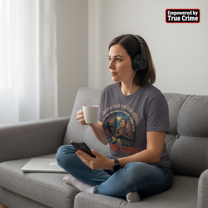 Fork For Self-Defense T-Shirt__use