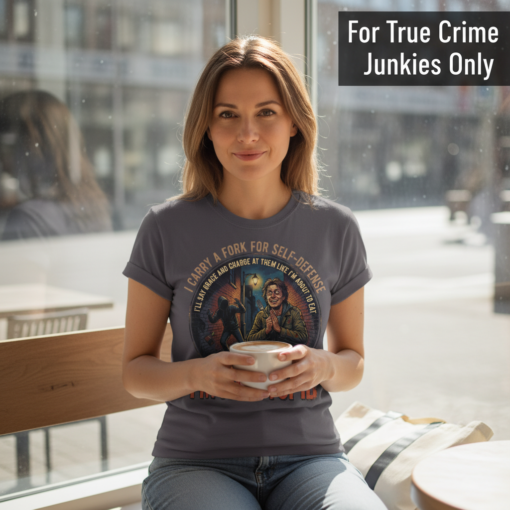 Fork For Self-Defense T-Shirt__lifestyle