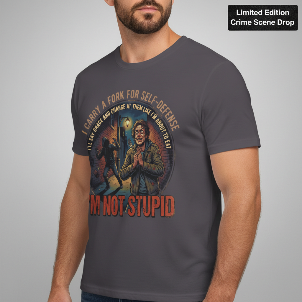 Fork For Self-Defense T-Shirt__space