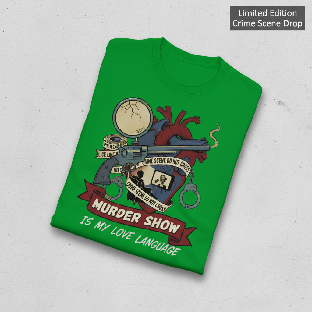 Murder Show Love Language T-Shirt_fold_tilt