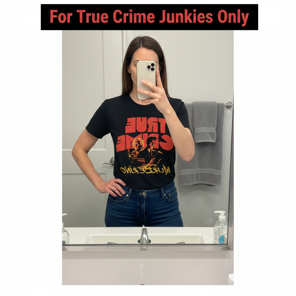True Crime Murderino T-Shirt_mirror_selfie
