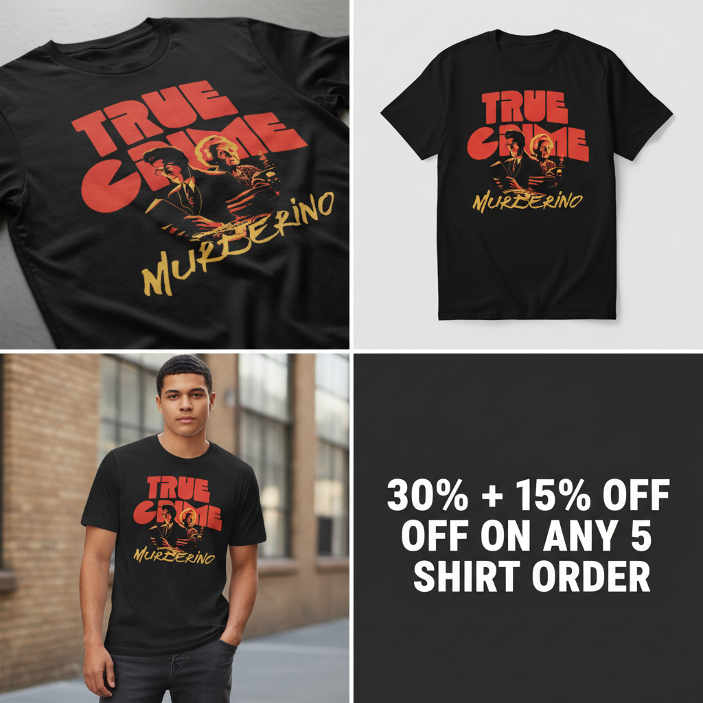 True Crime Murderino T-Shirt_4_panel