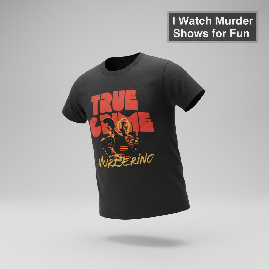 True Crime Murderino T-Shirt_3d_float