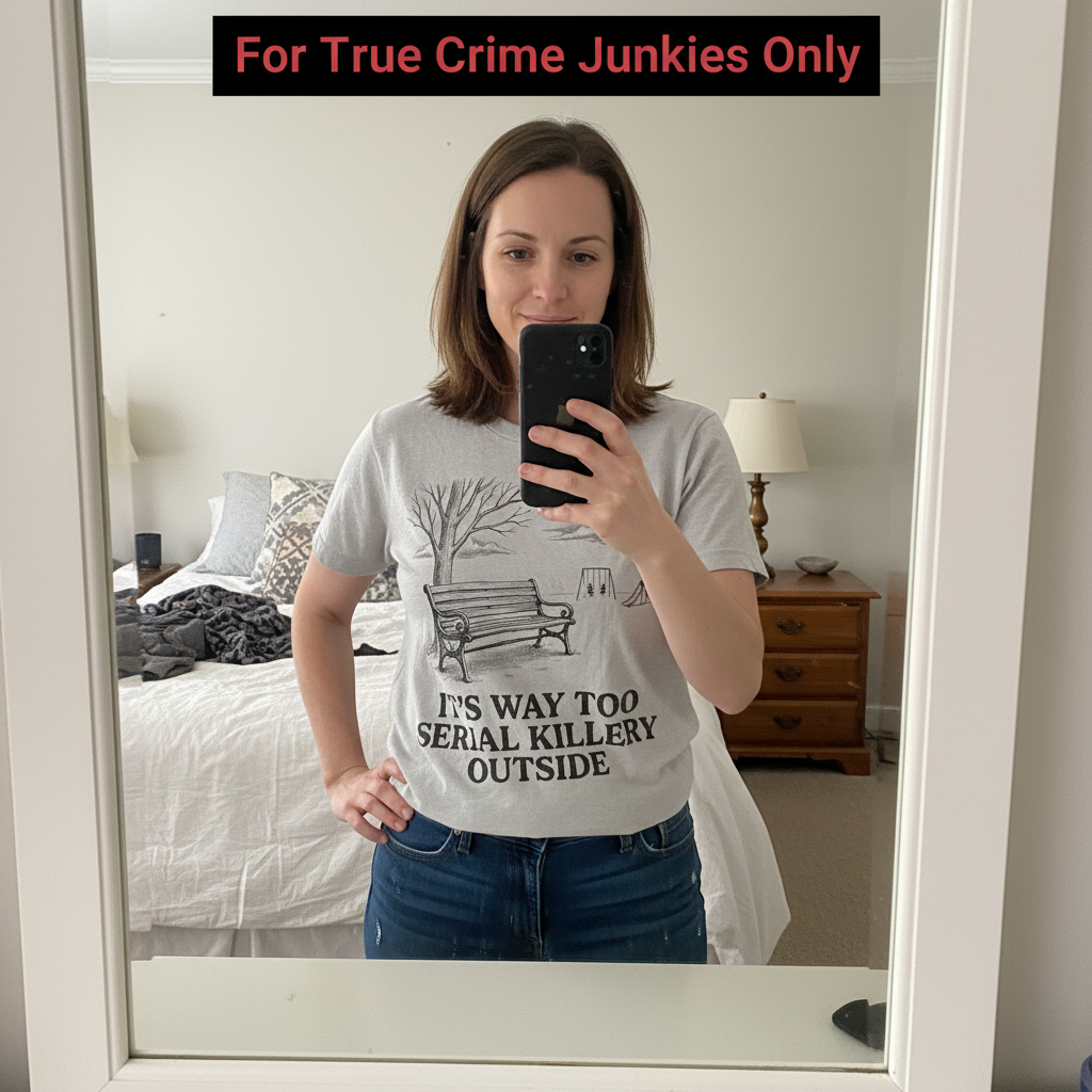 Serial Killery Vibes T-Shirt_mirror_selfie