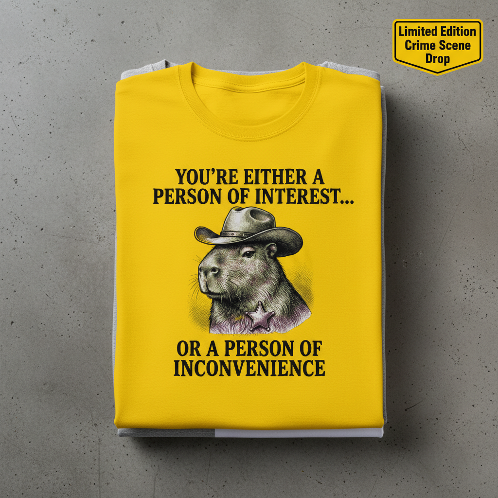 Person of Inconvenience T-Shirt_stacked_flatlay