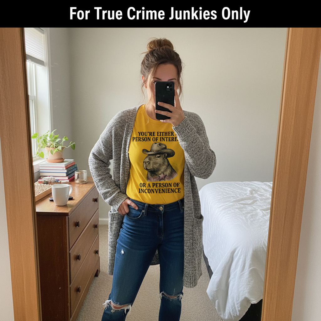 Person of Inconvenience T-Shirt_mirror_selfie