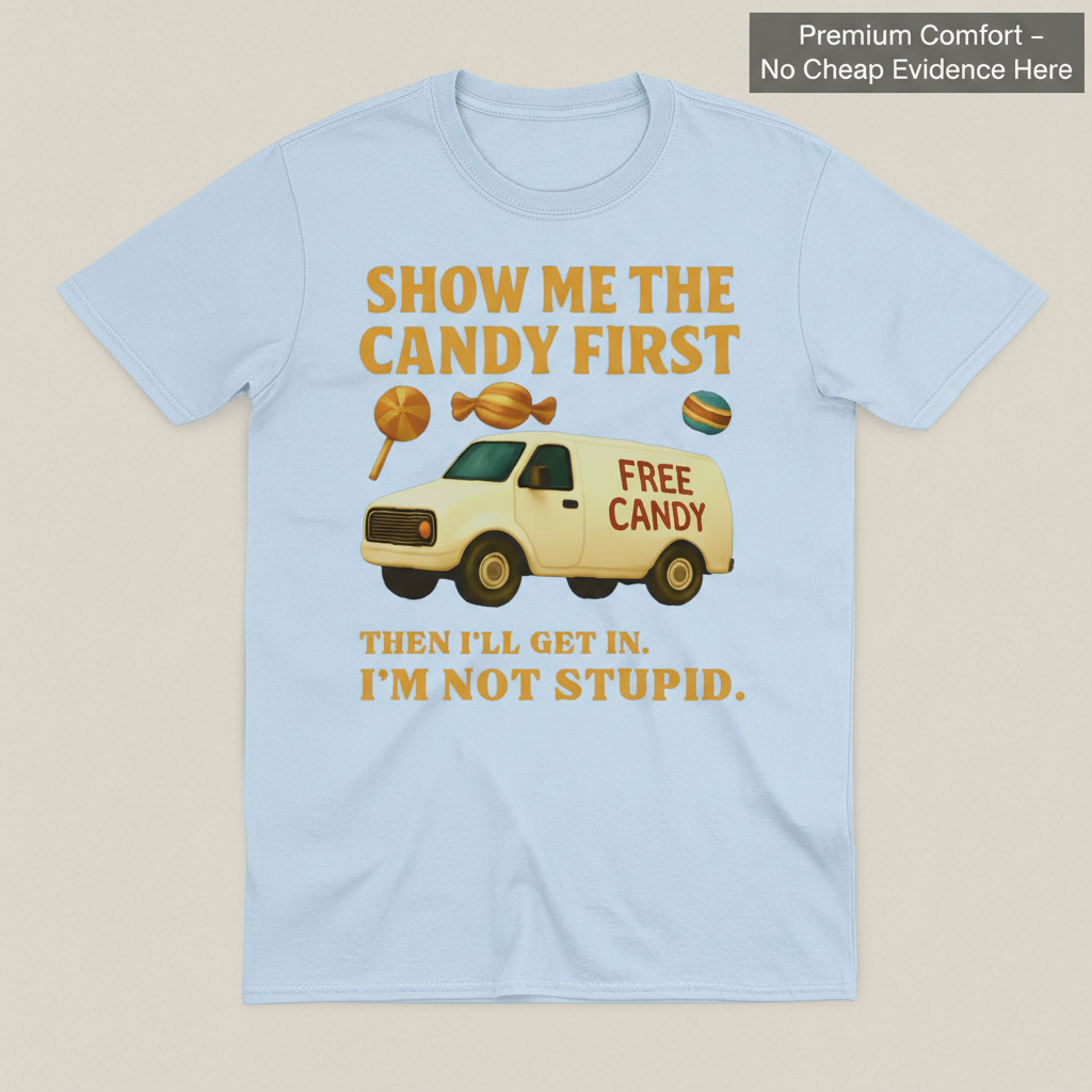 Show Me the Candy First T-Shirt_clean