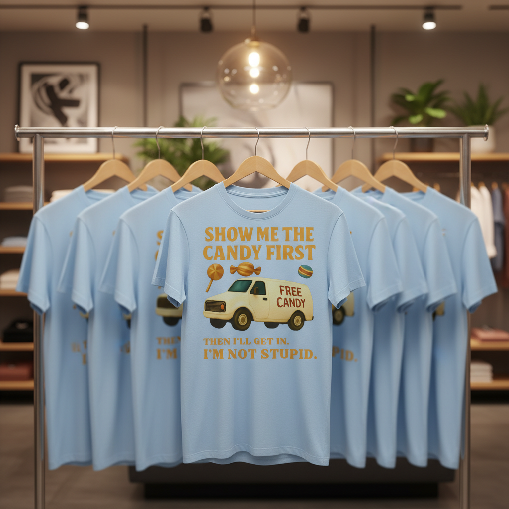 Show Me the Candy First T-Shirt_boutique_rack