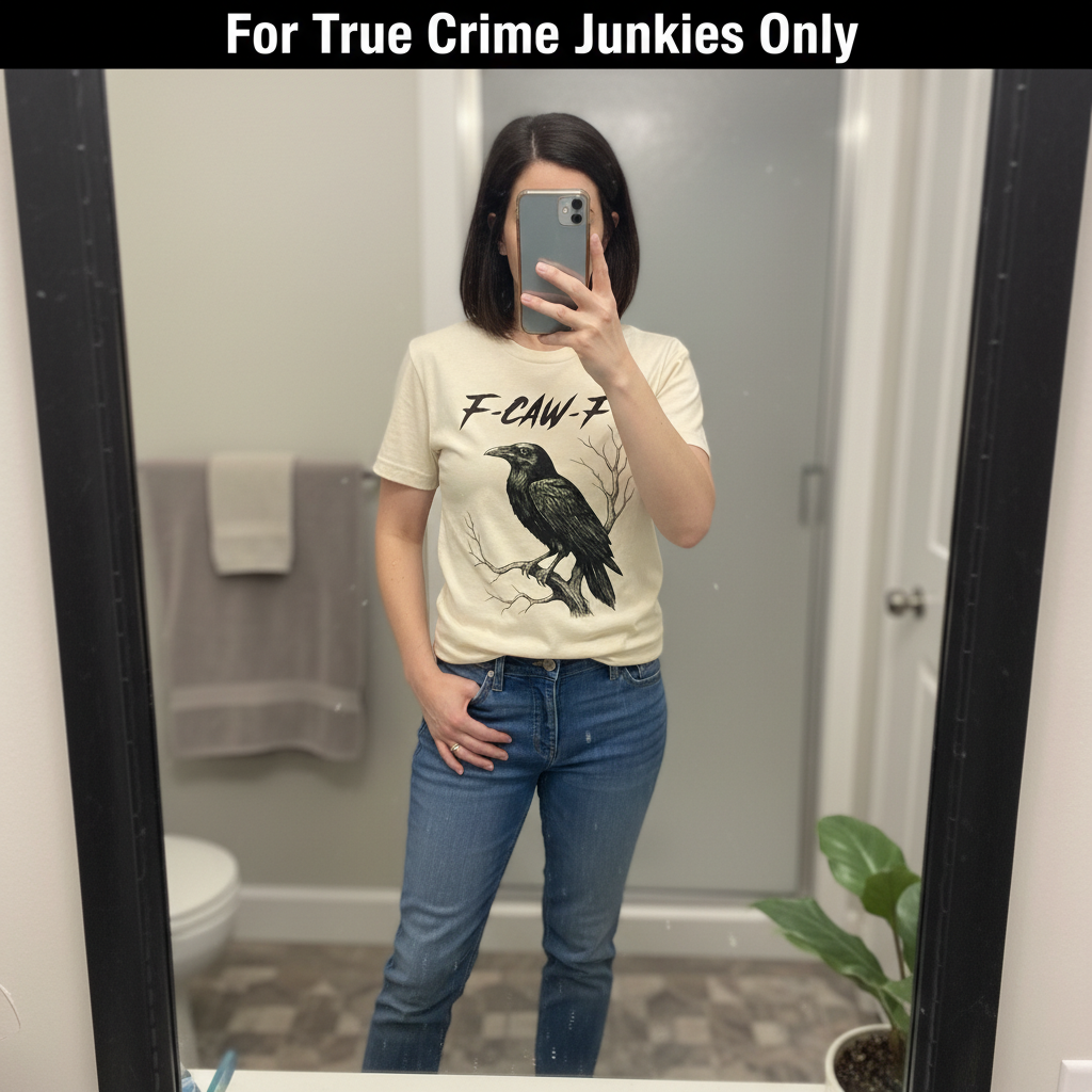 F-CAW-F Raven T-Shirt_mirror_selfie