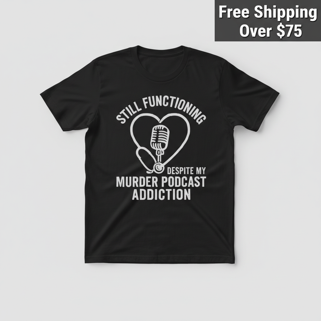 Murder Podcast Addiction T-Shirt_clean
