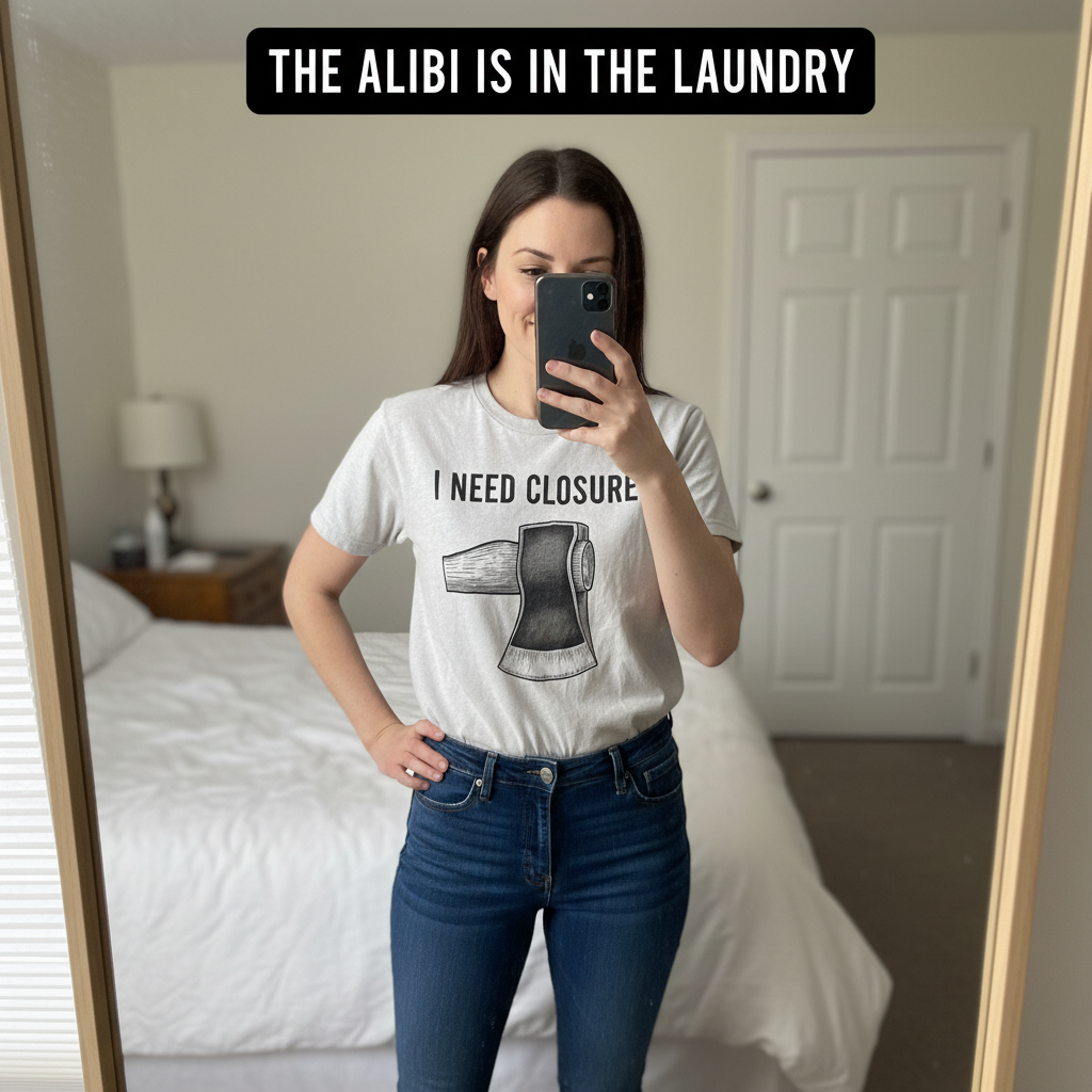 I Need Closure T-Shirt_mirror_selfie