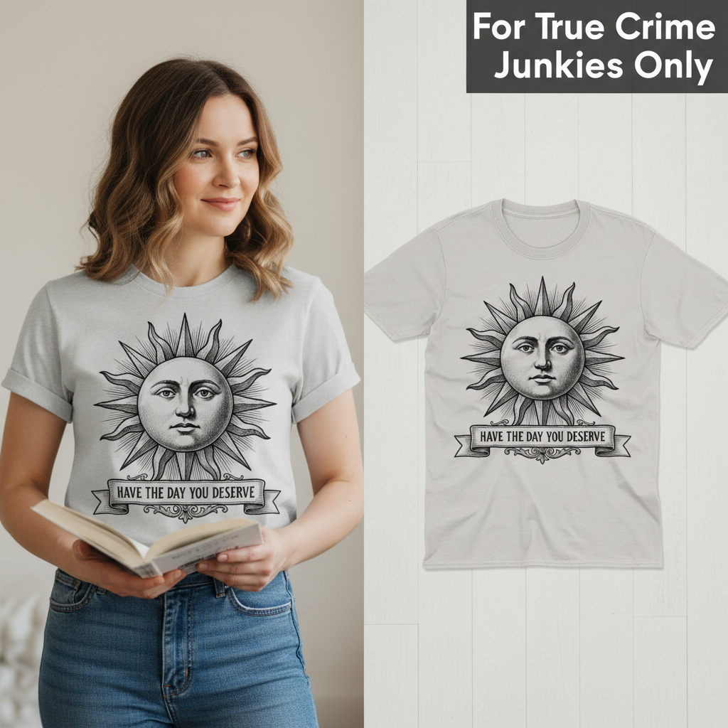 Have the Day You Deserve T-Shirt_model_flat