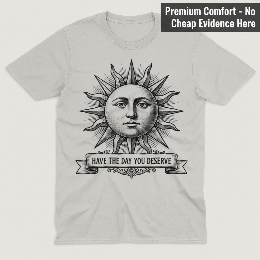 Have the Day You Deserve T-Shirt_clean