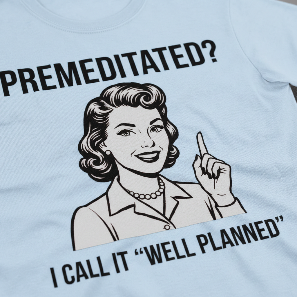 Well Planned Humor T-Shirt__detail