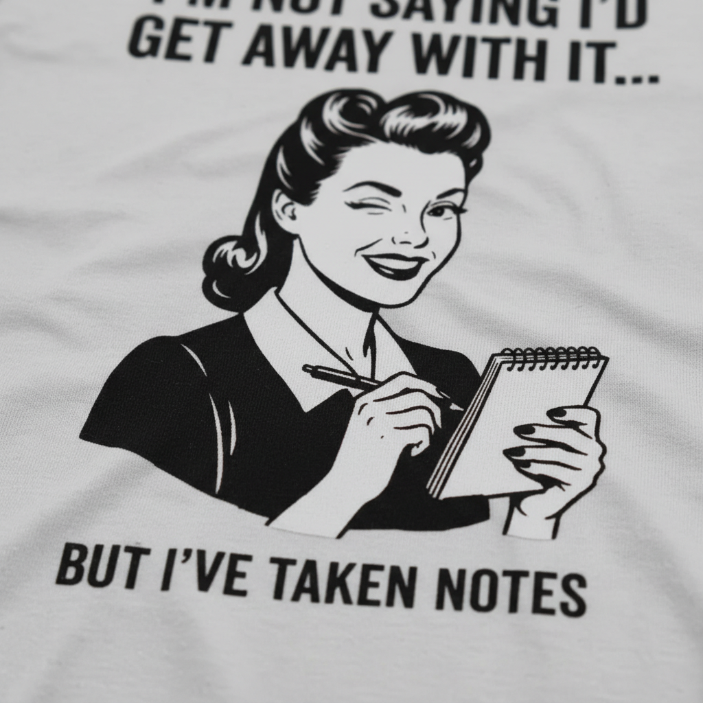 I've Taken Notes T-Shirt__detail