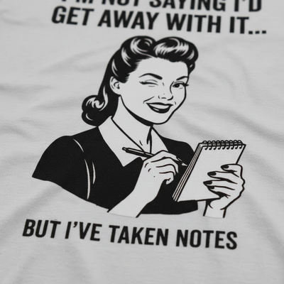 I've Taken Notes T-Shirt__detail