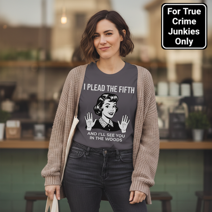 Plead the Fifth Retro T-Shirt__lifestyle