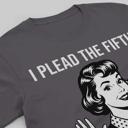 Plead the Fifth Retro T-Shirt__detail