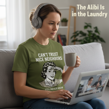 Can't Trust Nice Neighbors T-Shirt__use