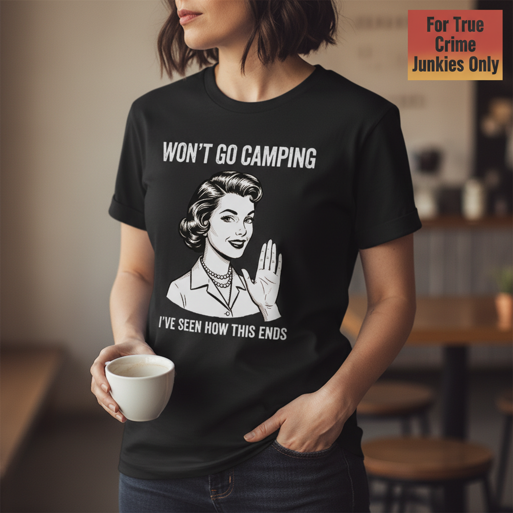 Won’t Go Camping T-Shirt__lifestyle