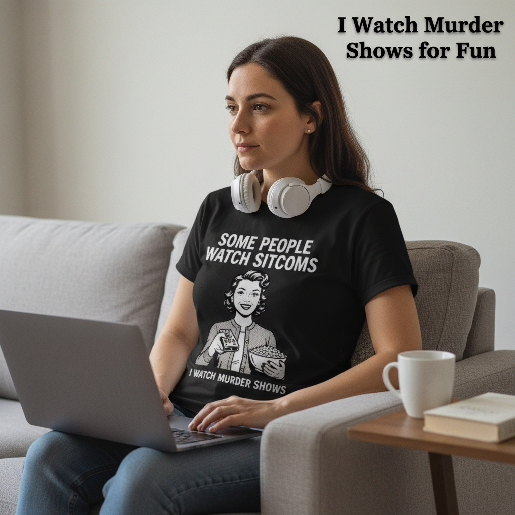 Murder Shows Over Sitcoms T-Shirt__use