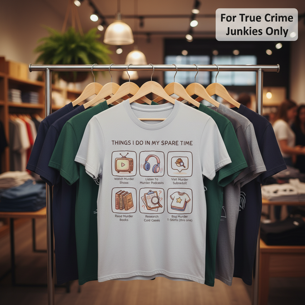 Murder Hobbyist T-Shirt_boutique_rack