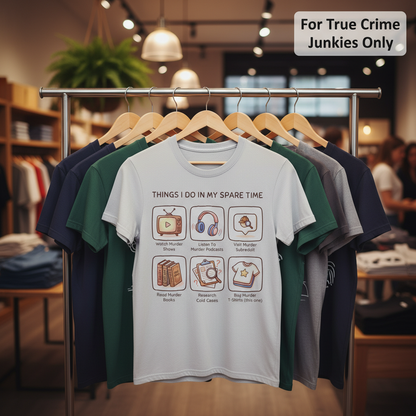 Murder Hobbyist T-Shirt_boutique_rack