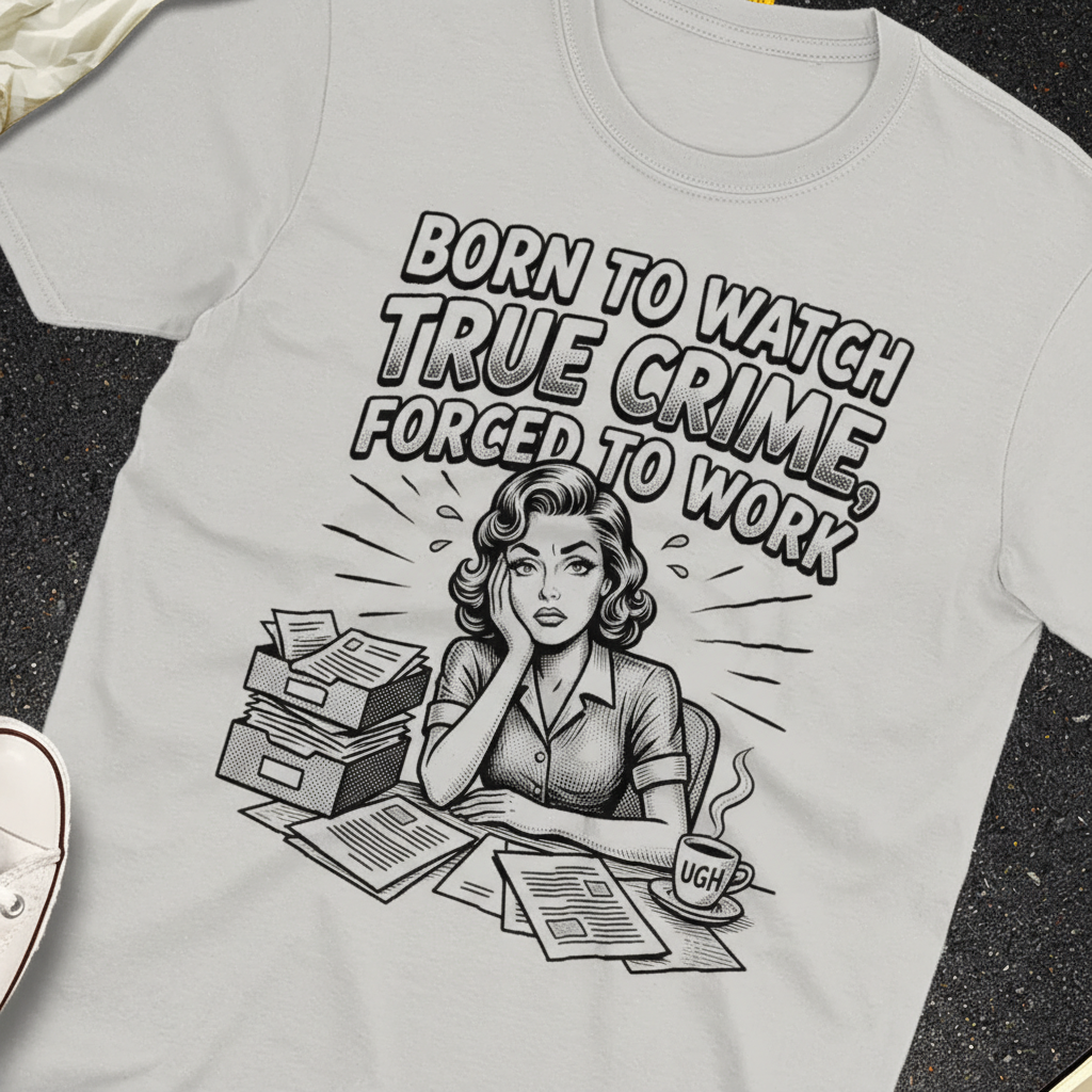 Born to Watch True Crime T-Shirt_extreme_za
