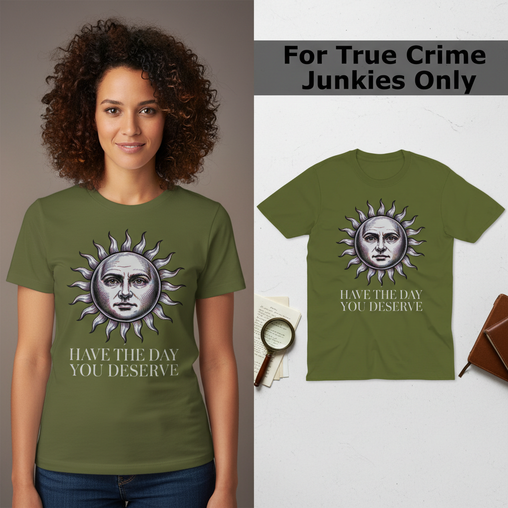 Have the Day You Deserve T-Shirt_model_flat