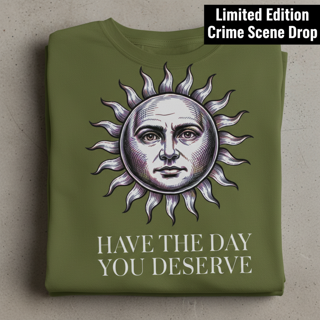 Have the Day You Deserve T-Shirt_stacked_flatlay