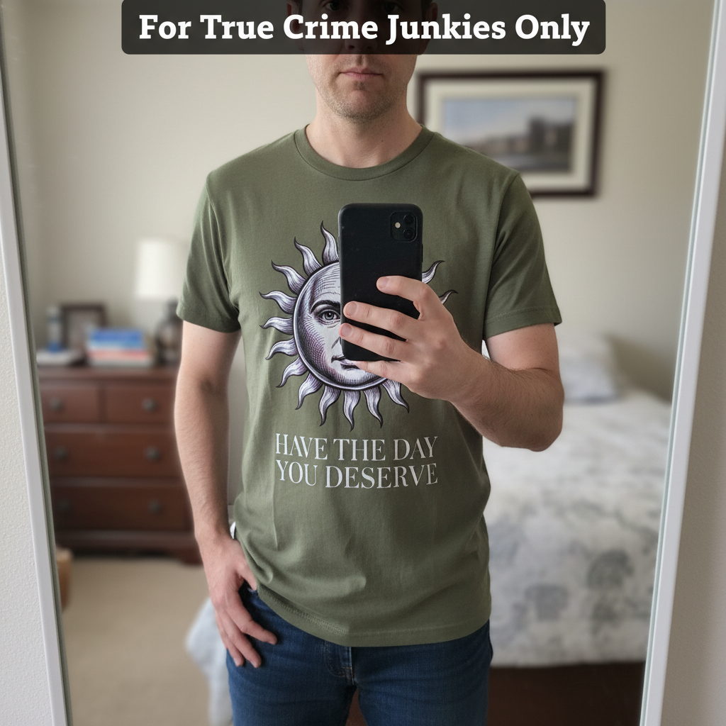 Have the Day You Deserve T-Shirt_mirror_selfie