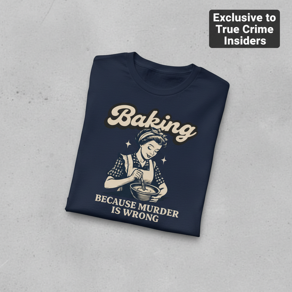 Baking Because Murder Is Wrong T-Shirt_fold_tilt