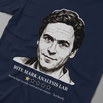 One-Star Bite Mark Lab Review T-Shirt__detail