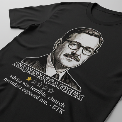 Ask Jeeves Fail Review T-Shirt__detail