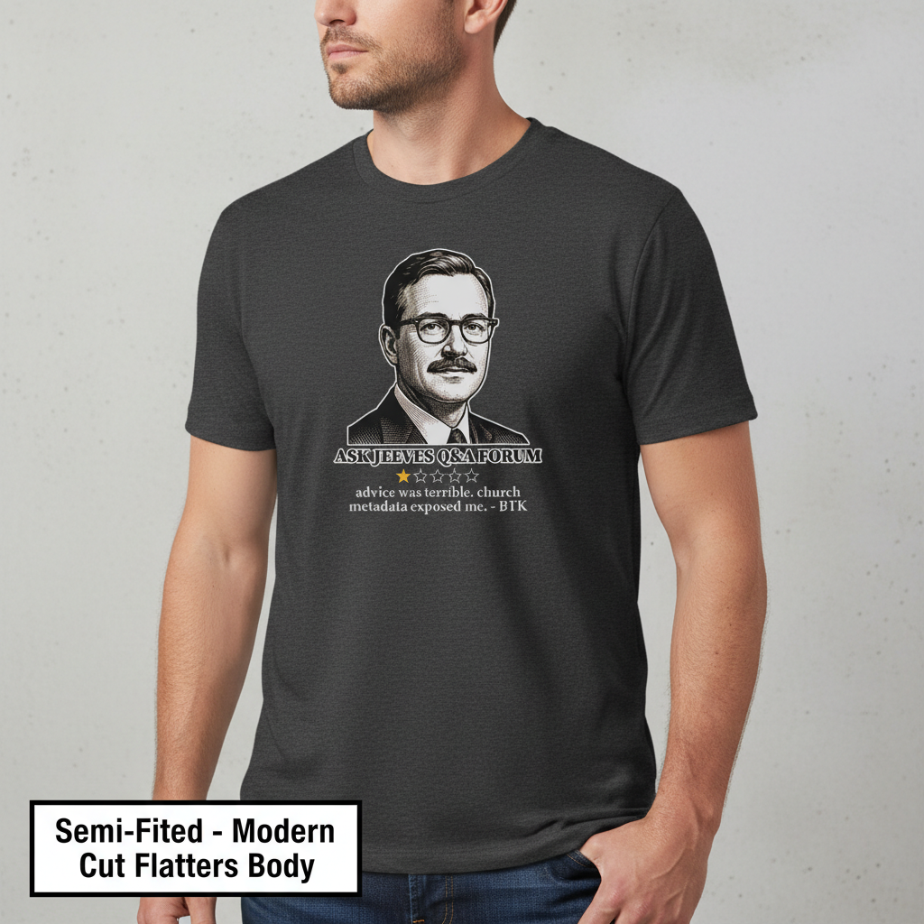 Ask Jeeves Fail Review T-Shirt__benefit