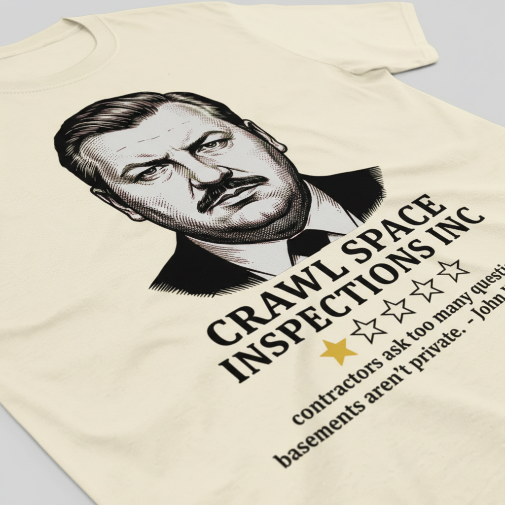 Crawl Space Inspections Review T-Shirt__detail