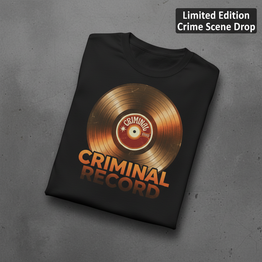 Criminal Record T-Shirt_fold_tilt