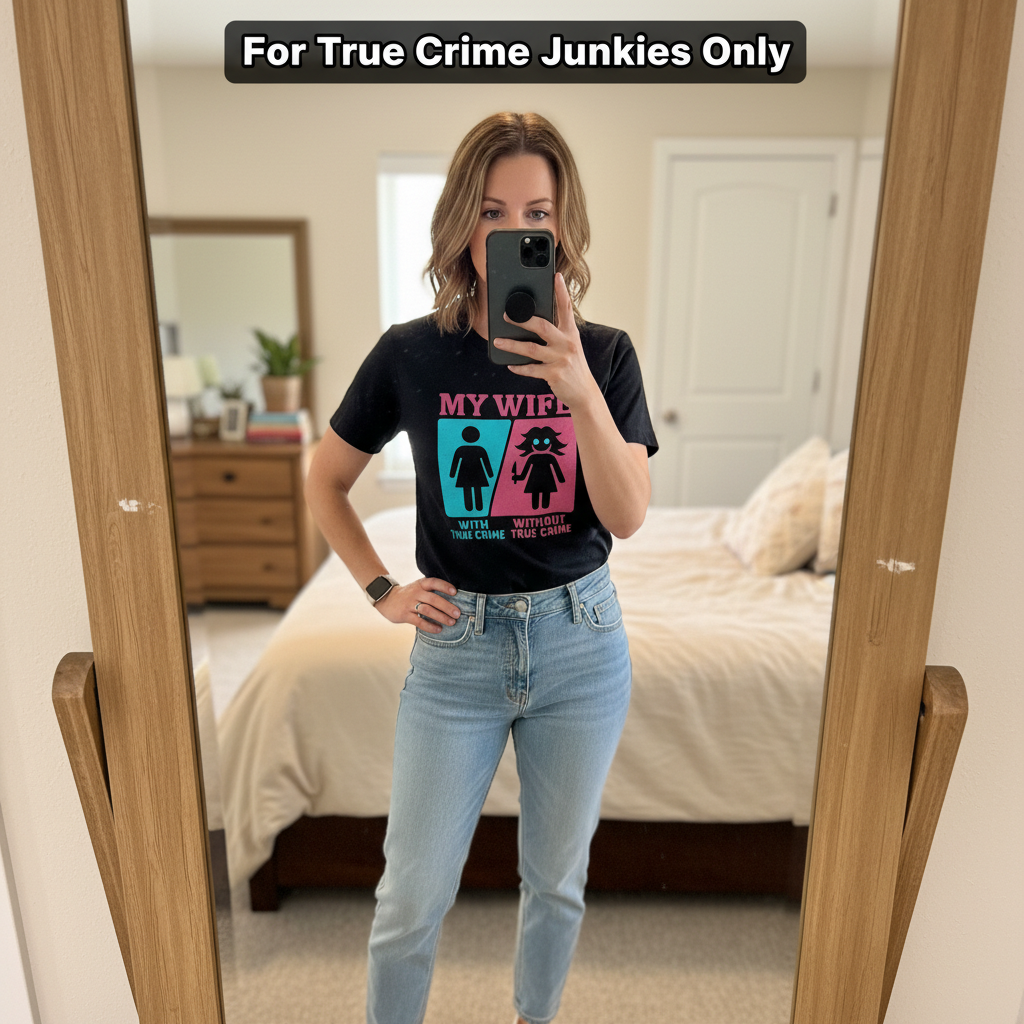 My Wife Without True Crime T-Shirt_mirror_selfie