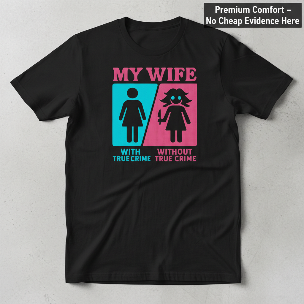 My Wife Without True Crime T-Shirt_clean