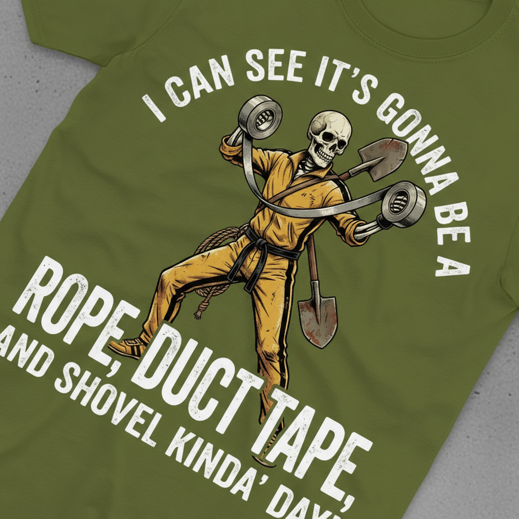 Rope, Duct Tape & Shovel T-Shirt_extreme_za