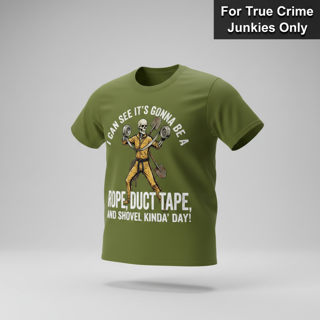 Rope, Duct Tape & Shovel T-Shirt_3d_float