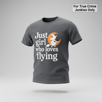 A Girl Who Loves Flying T-Shirt_3d_float
