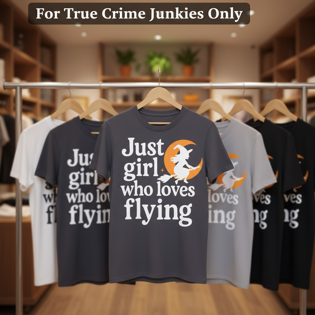 A Girl Who Loves Flying T-Shirt_boutique_rack