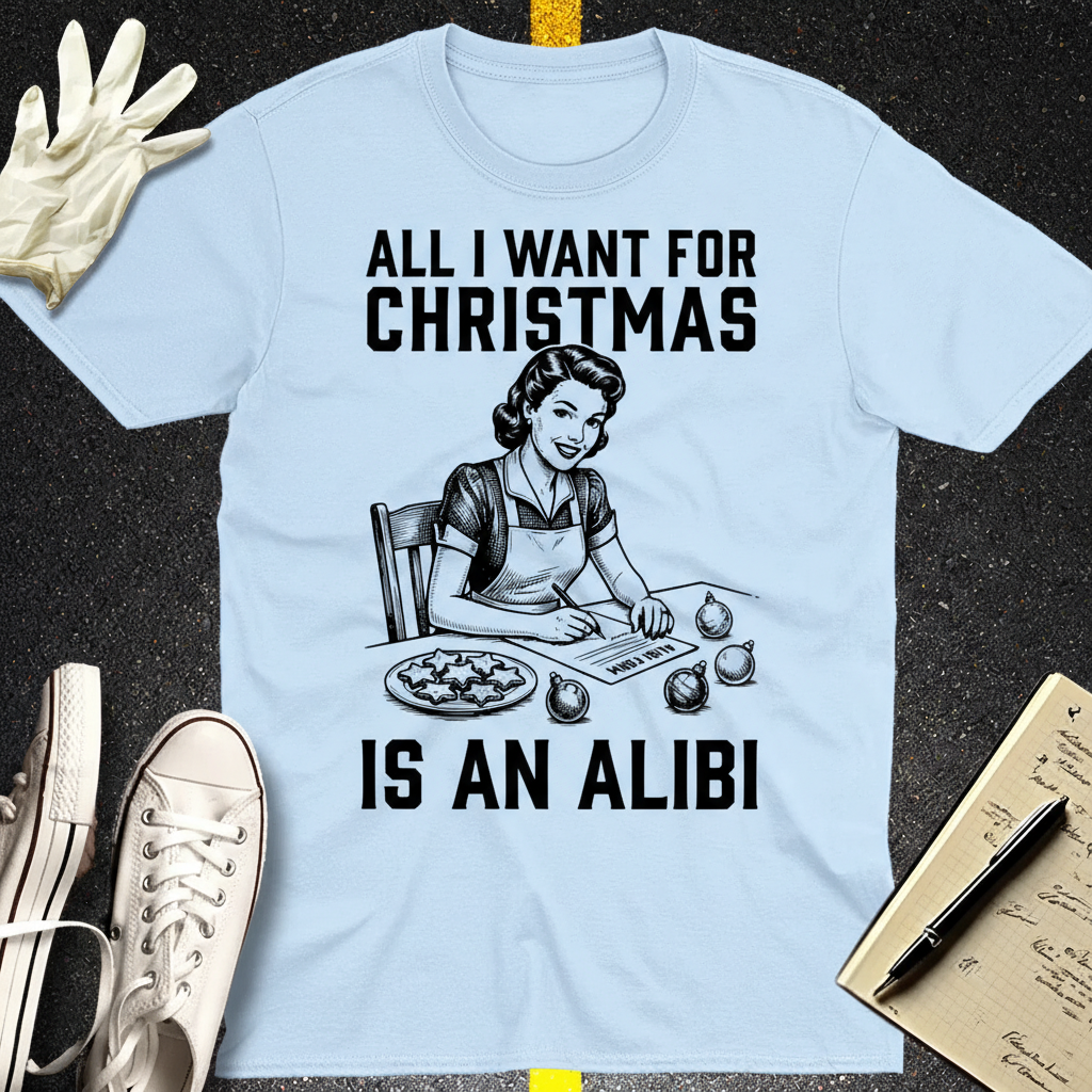 Christmas Alibi T-Shirt_clean