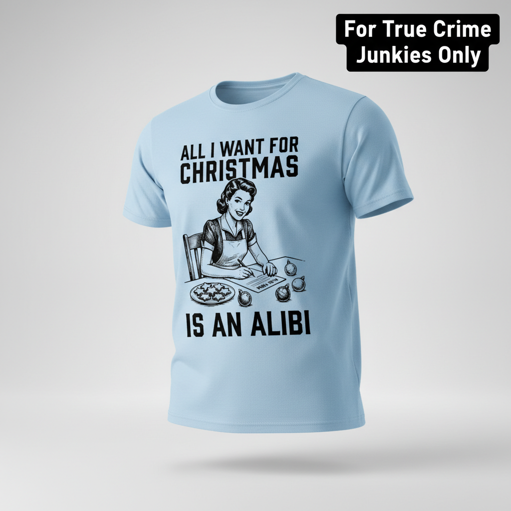 Christmas Alibi T-Shirt_3d_float